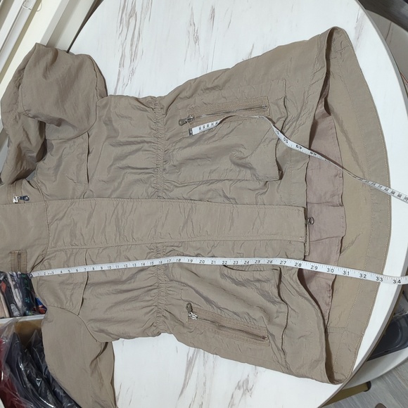 Taupe Color Jacket/coat for rain Size XS Chest 39 inches - Picture 8 of 16
